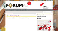 Desktop Screenshot of bdvi-forum.de